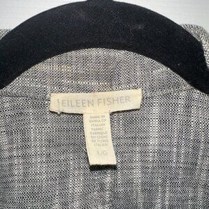 Eileen Fisher Fun lightweight linen and cotton 🧥 jacket.  updated snaps.